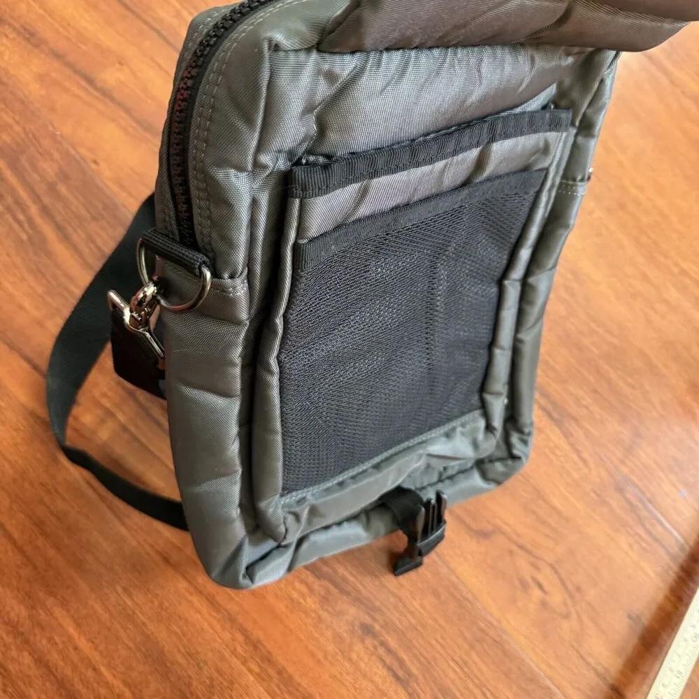 CANON Shoulder Camera Bag Power‎ Shot Dark Gray Medium Case Holster Satchel aa87